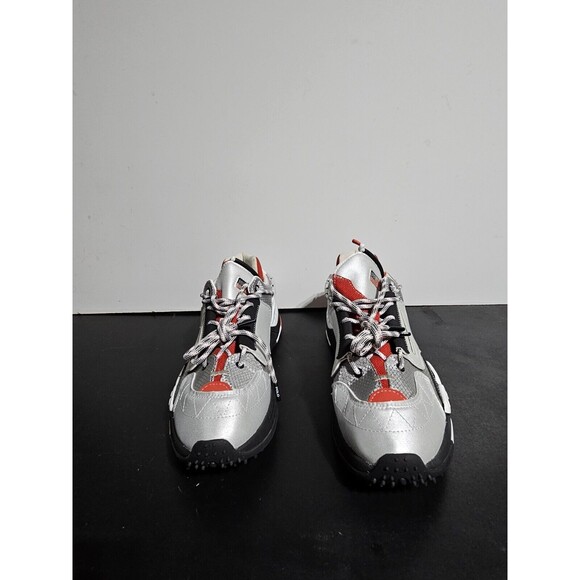 New Ralph Lauren Polo Sport White Black Red Men's Size 11 High Top Shoes PS100 - Picture 7 of 9